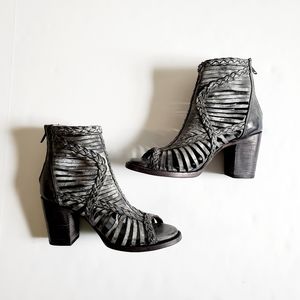 Freebird by Steven Distressed Leather Booties